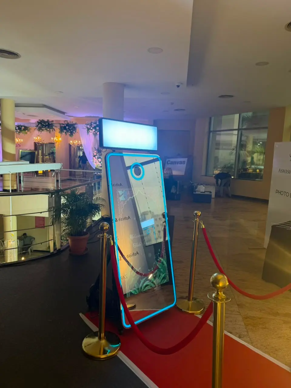 Guests enjoying a fully customized PartyBooth photobooth experience in India