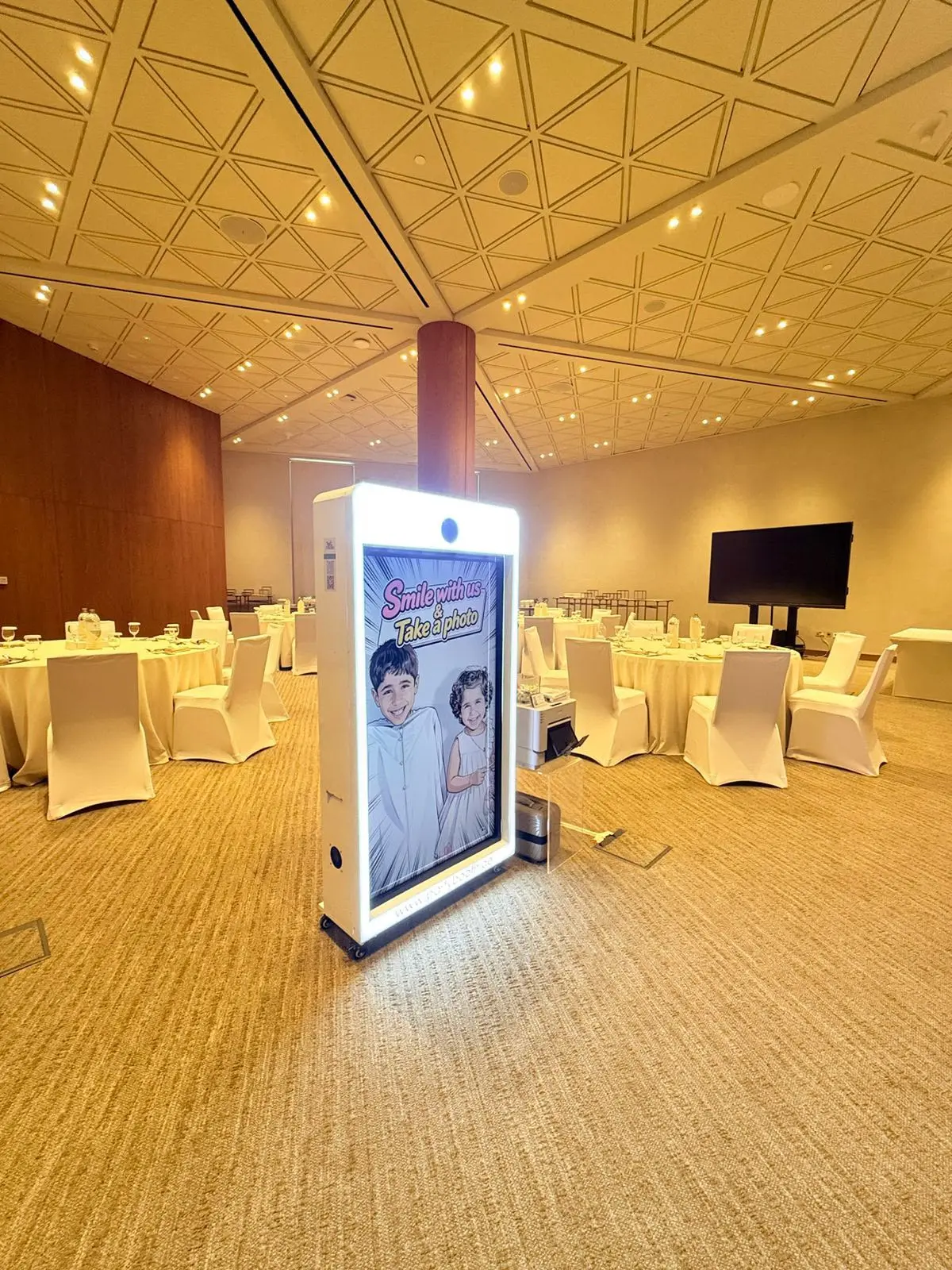 PartyBooth India in-house photobooth technology and professional event lighting